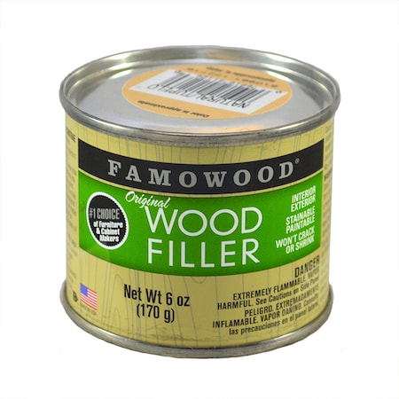 Eclectic Products 6 Oz Natural Famowood Solvent Based Original Wood Filler 36141126